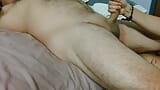 BBW giving senual handjob to husband to wake him up snapshot 10