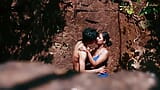 Horny Couple Openly Outdoor Fuck in the Indian Forest snapshot 2