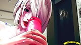 Blonde Handjob 3D Hentai snapshot 9