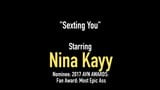 Naughty Nina Kayy Dildo & Finger Fucks While Sexting! snapshot 1