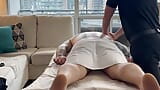 Horny dad gets hard during massage snapshot 19