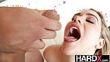 Hardx - बड़ी गांड वाली सुनहरे बालों वाली दो विशाल लंडों द्वारा जोरदार चुदाई snapshot 20