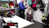 Pretty Blonde Suspect Cecelia Taylor Detained For Strip Search In The Backroom - Shoplyfter snapshot 2