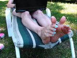 Wrinkled Soles Long Toes wiggling! snapshot 3