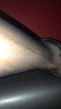 Cum on my Nylonlegs close up snapshot 4