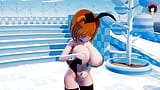 Cute Teen With Huge Tits Dancing In Bunny Suit With Black Stockings (3D HENTAI) snapshot 1