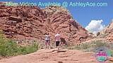 Ashley bij Red Rock Canyon - achter de schermen fotoshoot! snapshot 6