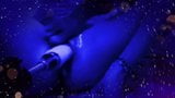 Schattige blauwe buitenaardse natte kut neukmachine snapshot 10