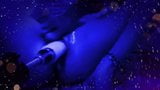 Cute Blue Alien Wet Pussy Fuck Machine snapshot 10