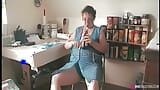 65 Year Old Granny Is Ratty And Makes It Herself With The Dildo - Retro snapshot 22