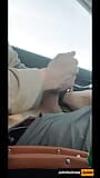 johnholmesjunior shooting cum load while driving on highway slow motion snapshot 1