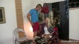 He bangs very old blonde from behind snapshot 10