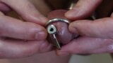 Masturbate with cock ring and urethral sound snapshot 8