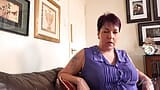 AuntJudys - Your 56yo Busty Mature Stepmom Layla Bird Catches You Masturbating (POV) snapshot 2