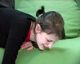 CMNF - Young French girl back for more spanking snapshot 4