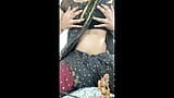 Abspritzen von schwarzem sari snapshot 6