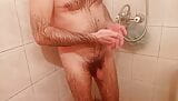 Hairy Earl Smile takes a shower snapshot 12