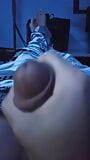 Stroking my dick till I get bigger and harder snapshot 8