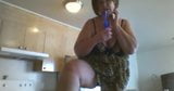 Dirty BBW Granny Standing Masturbating snapshot 6