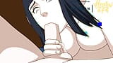Hinata होकेज के ऑफिस में Sasuke का लंड चूस रही है (Naruto Hentai) snapshot 12