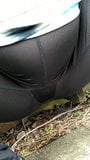 Outdoor peeing through pants snapshot 4