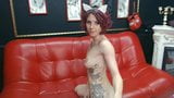 Killer red head model, naked in heels, does a show. (3) snapshot 16