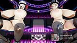 MMD R18 Hai Phut Hon Kantai Collection Bismarck Graf Zeppelin 3d hentai cosplay milf show snapshot 3