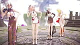 Mmd R-18 - chicas anime sexy bailando (clip 35) snapshot 5