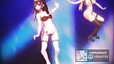 MMD r18 Kizuna AI & Mirai Akari What It Feels Like for a Girl milf love anal 3d hentai snapshot 5