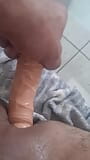 Dildo play at home waiting for the real large dick to ride him as soon snapshot 4