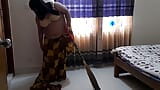 Gujarati Sexy Big Tits Big Ass 45 yo Neighbor Hot Bhabhi Gets Fucked By Stranger While she Sweeping House snapshot 14