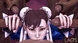 Chun-Li Serving All The Dark Boners snapshot 1