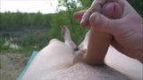 Berlin Arkenberge piss and wank outdoor snapshot 7