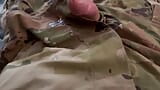 US Army soldier Jerking off in uniform and showing off his boots snapshot 15