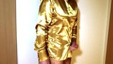 Shiny Gold Satin Shirt snapshot 4