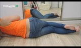 Girl farting in jeans snapshot 16