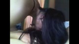 Caliente colombiana hairjob y semen en el pelo, pelo largo, pelo snapshot 7