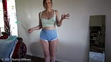 Cameltoe Shorts Workout snapshot 11