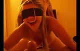 Blindfolded Wife Fucked by Stranger and Hubby snapshot 5