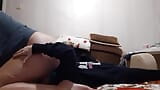 I sit on her face and fuck her hard in the mouth and cum - Lesbian-candys snapshot 9