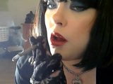 Tina Snua fumando em luvas de renda - bbw fetiche snapshot 13