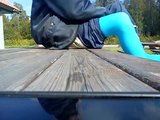 My neonblue pantyhose foot soles snapshot 2