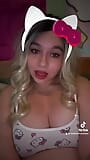 gagică mea sexy obraznică și incitantă Hello Kitty Egirl tiktoks snapshot 4