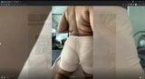 ms l see thru shorts striptease snapshot 1