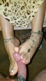 Footjob with jewellery snapshot 1