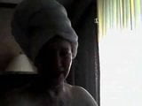 Grande tit maduro en webcam snapshot 2