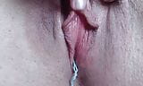 Extreme closeup masturbation with huge clitoris wet orgasm snapshot 2