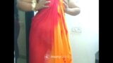 horny Indian bhabhi stripping her clothes in private for her husband snapshot 2