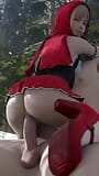 Little Red Riding The Big Bad Cock snapshot 9