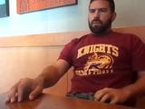 Hot Guy Jerking Off at Coffee Shop snapshot 3